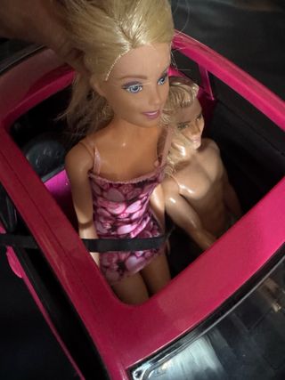 Auto Barbie + Ken VW Maggiolino