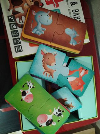 Puzzle Mom & Baby Montessori 28 piezas