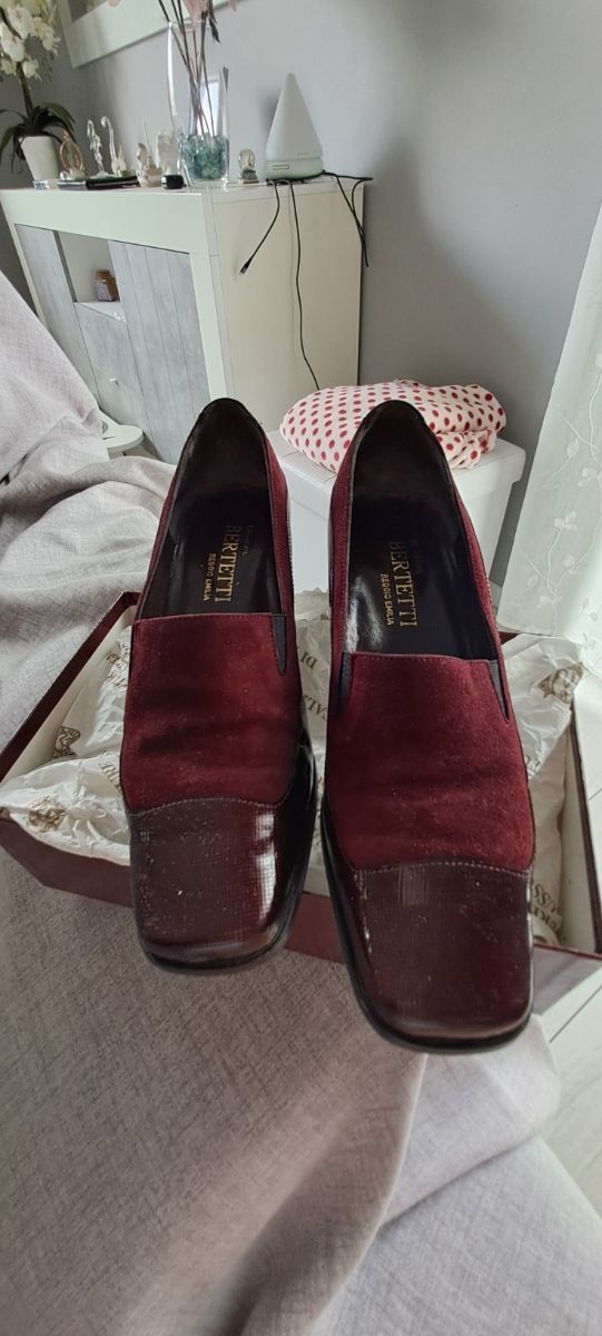 Scarpe Bernetti Marrone/Rosso