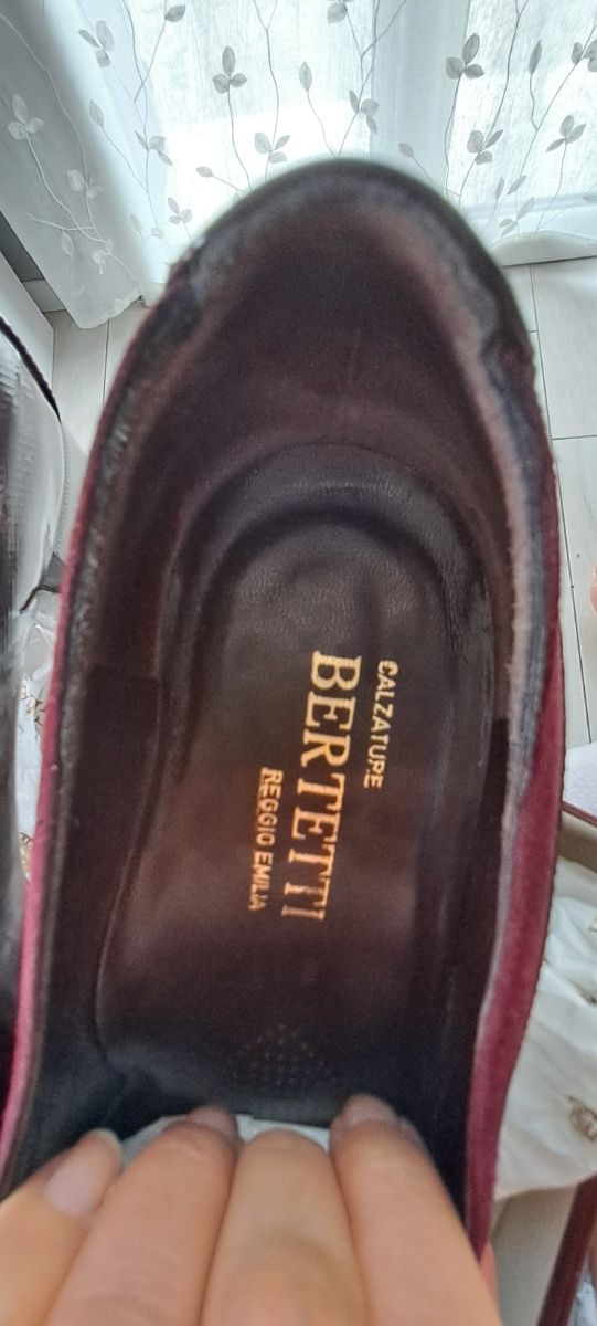 Scarpe Bernetti Marrone/Rosso