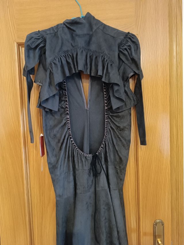 Vestido negro fiesta espalda abierta