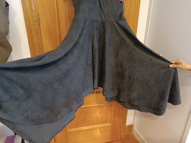 Vestido negro fiesta espalda abierta