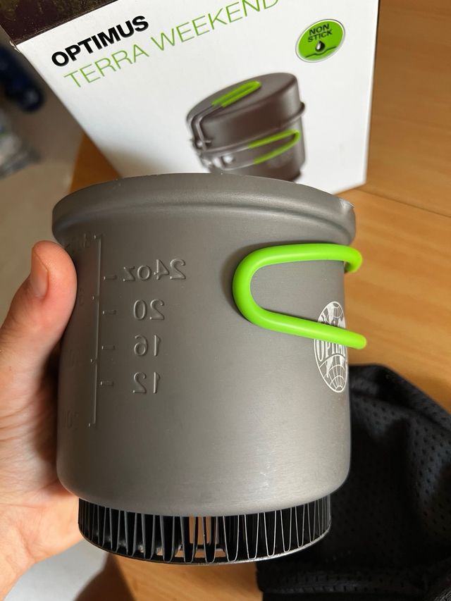 Optimus Terra Weekend HE: Sarten y cazo