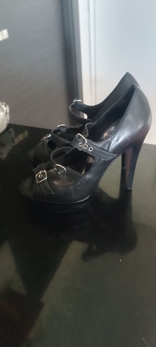 Zapatos River island negros, talla 38