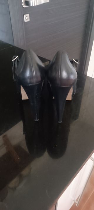 Zapatos River island negros, talla 38