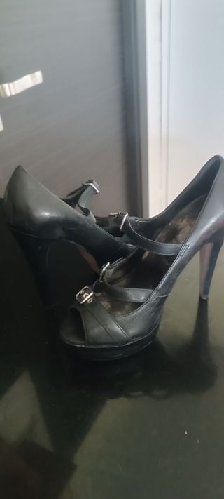 Zapatos River island negros, talla 38