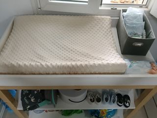 Cambiador bebé - Panda Hecho a mano.