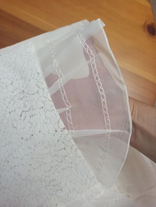 Colcha encaje blanco - cama 1'35 en su caja