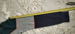 Jersey rayas verde-gris-azul M