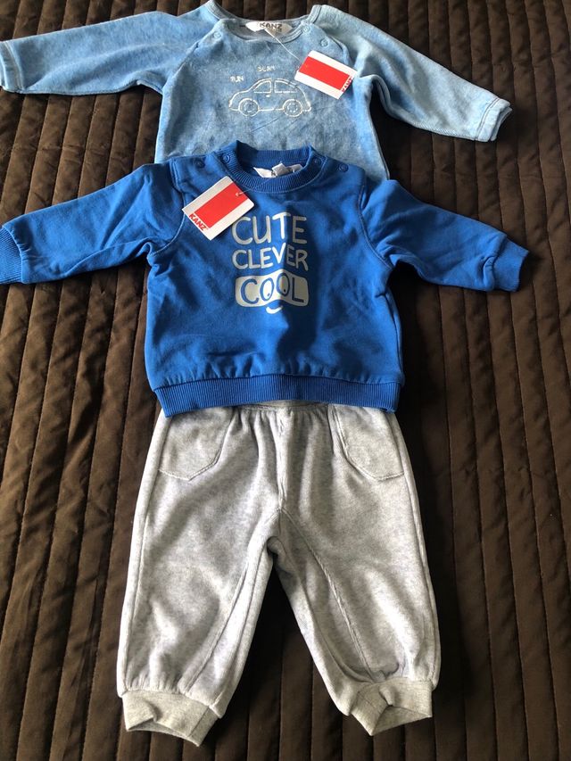 Conjunto bebé KANZ: 3 prendas