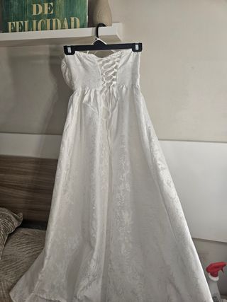 Vestido blanco novia civil
