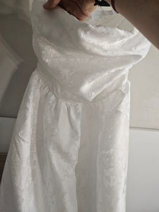 Vestido blanco novia civil