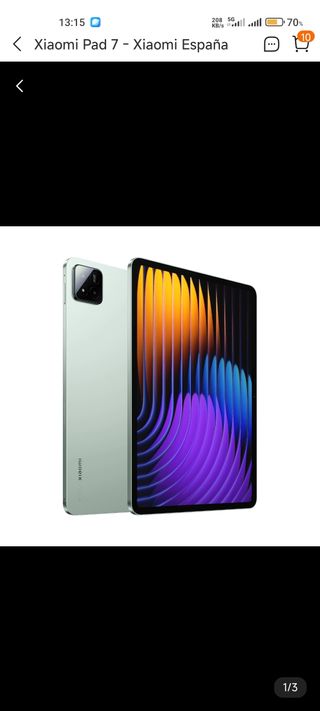 Xiaomi Pad 7 8+128GB Verde precintado