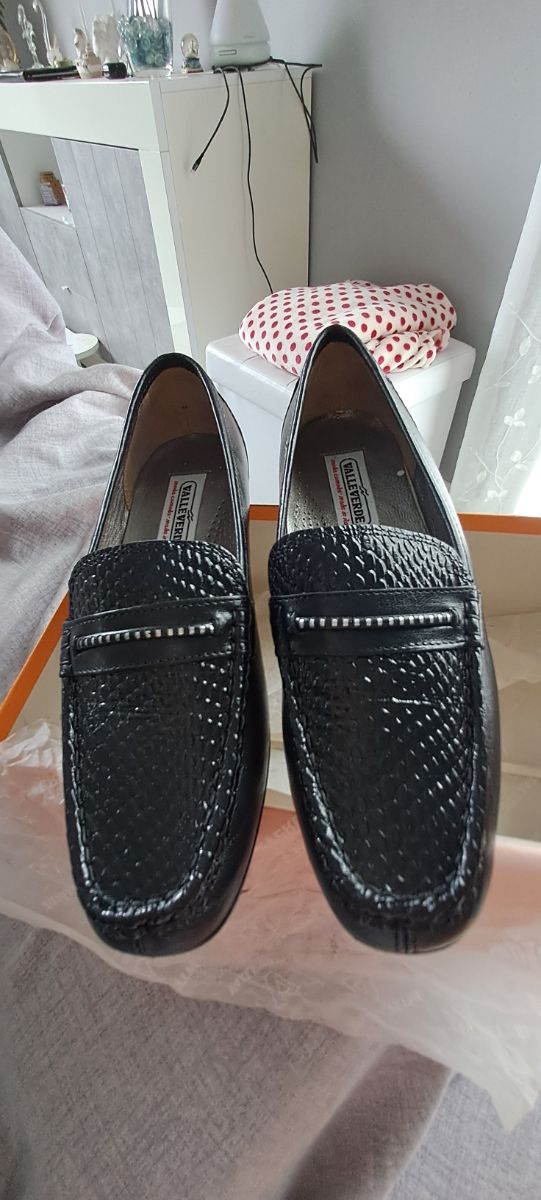 Mocassini valleverde  pelle nera