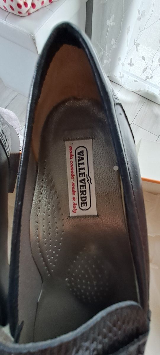 Mocassini valleverde  pelle nera