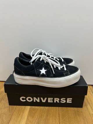 Converse One Star negras - Talla 39
