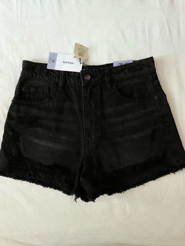 Shorts Lefties negros mujer M