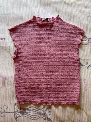 Top rosa talla S - nuevo