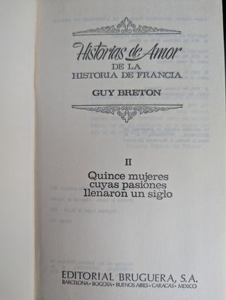 Historias de Amor de la Historia de Francia