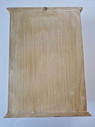 Portagioie in legno dipinto a fiori