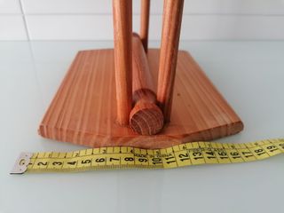 Servilletero de  madera.