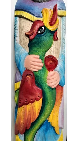 Santone Siciliano decorativo, raffigurante un tote