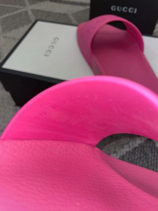 Chanclas Gucci Pink Talla 45