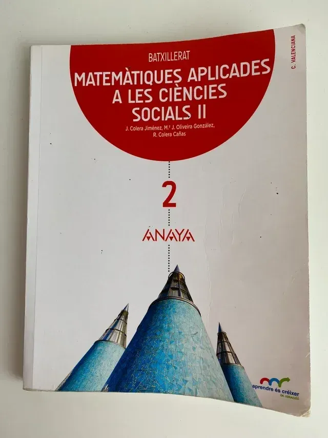 matematicas aplicades a les ciencia sociales II.