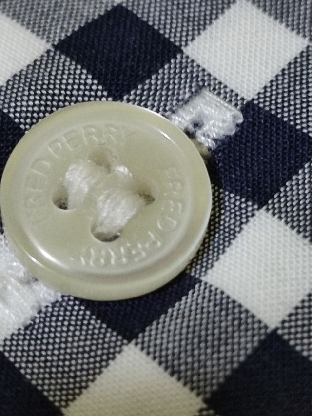 Camisa Fred Perry cuadros azul-blanco