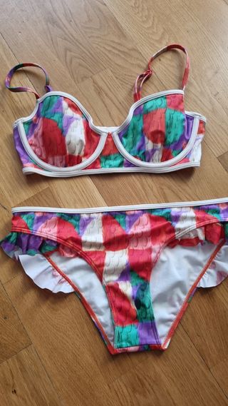 Bikini roxy multicolor talla M