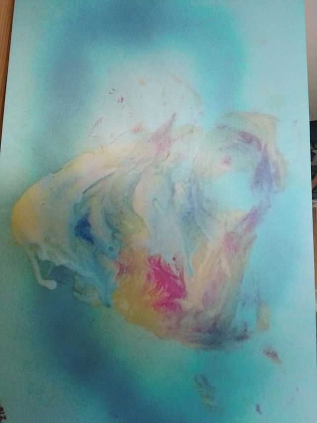 Cuadro abstracto multicolor