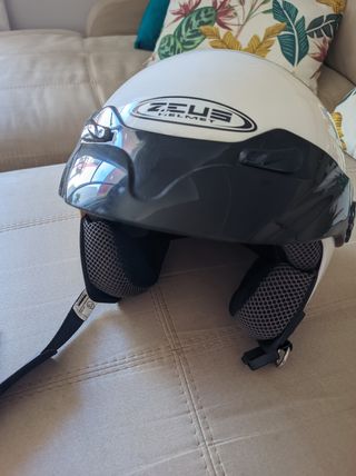 Casco moto Zeus blanco