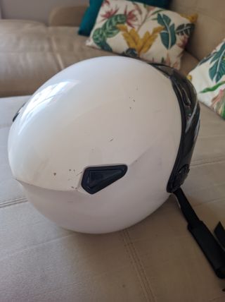 Casco moto Zeus blanco