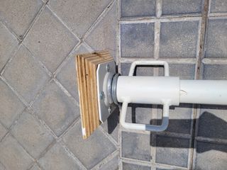 Puntal Obra regulable blanco. 225 cm + 200 cm