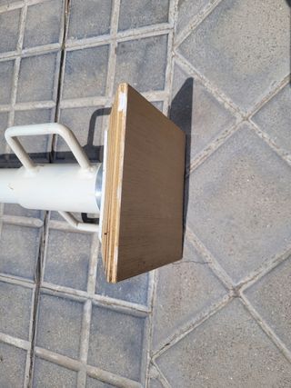 Puntal Obra regulable blanco. 225 cm + 200 cm