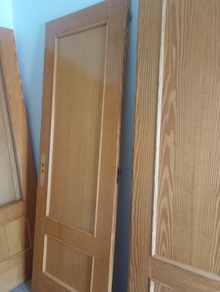 Puertas madera maciza - 9 unidades