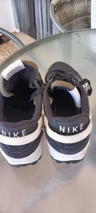 Zapatillas Nike 38.5 - negras/verdes