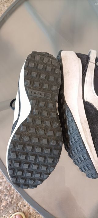 Zapatillas Nike 38.5 - negras/verdes