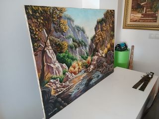 Pintura al óleo: paisaje