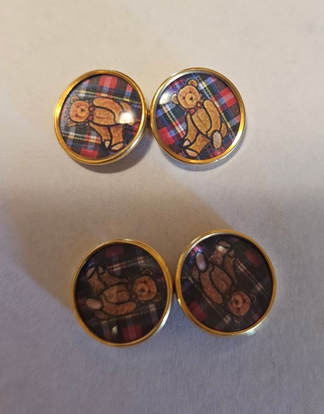 Gemelos osos escoceses dorados