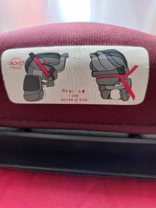 Silla coche Cybex Pallas 2  roja