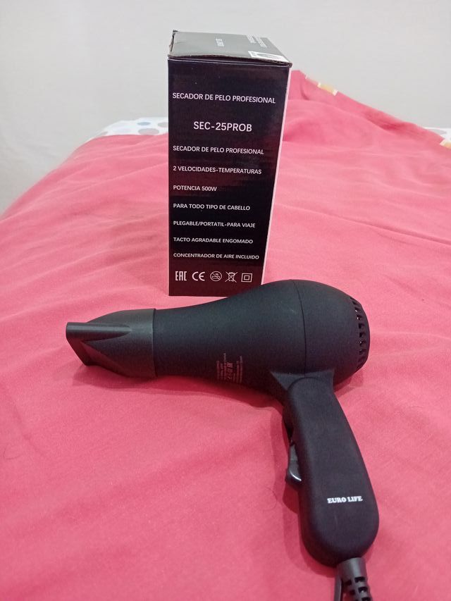 Secador Pelo Plegable SEC-25PROB