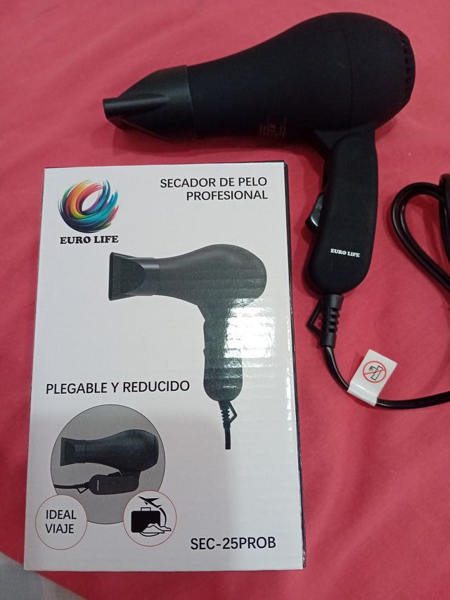 Secador Pelo Plegable SEC-25PROB