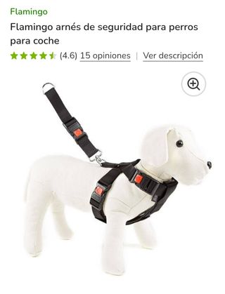 ARNÉS DE SEGURIDAD DE PERRO PARA COCHE TALLA M