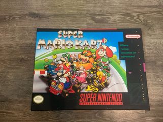 Cuadro Super Mario Kart SNES