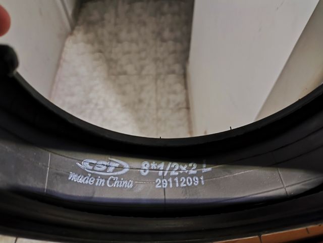 Cubierta 8.5" Xiaomi: Neumático + Cámara