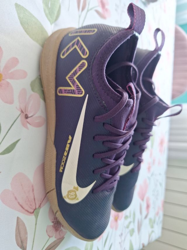 Botas Nike Mbappé Fútbol - Púrpura