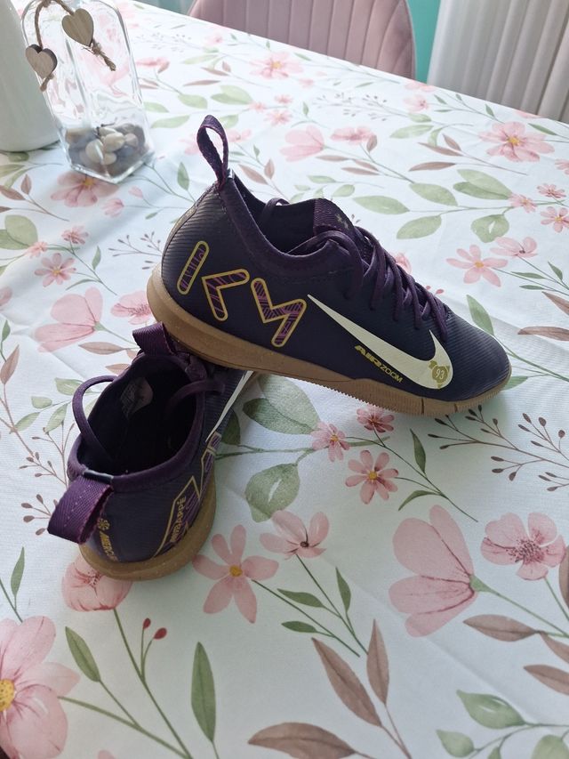 Botas Nike Mbappé Fútbol - Púrpura