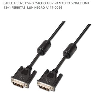 Cable DVI Lanberg 1.8m