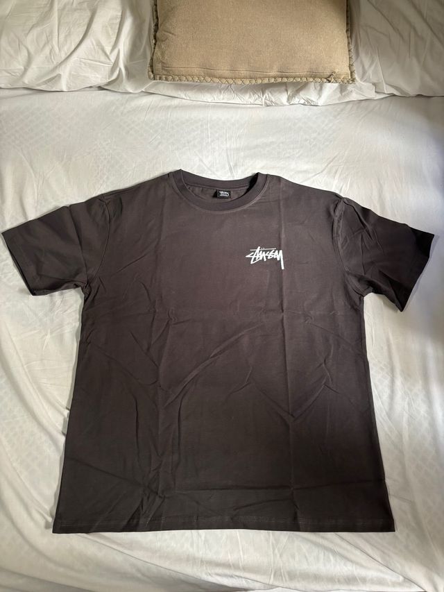Camiseta Stussy gris/negra